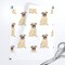 Cute Pugs Dog Whimsical Pug Lover Animals Custom Printed Fabric by Spoonflower Various Fabrics by the Yard or Fat Quarter